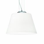 Suspension CYLINDER D40 verre opale