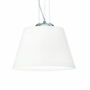 Suspension CYLINDER D40 verre opale