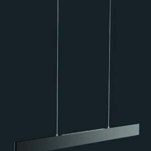 Suspension LED JUSTUS noir brossé