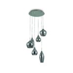 Suspension SOFT SP6 verre fumé