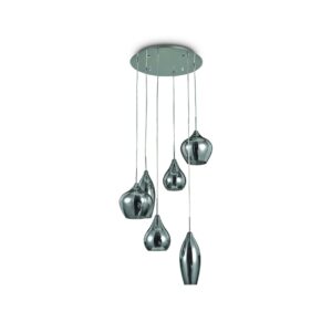 Suspension SOFT SP6 verre fumé