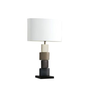 Lampe céramique avec abat-jour
