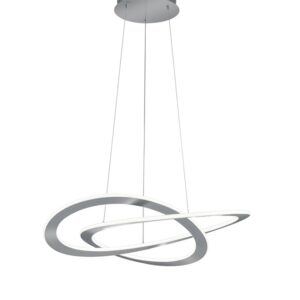 Suspension LED métal nickel