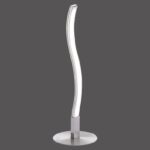 Lampe LED nickel/acrylique