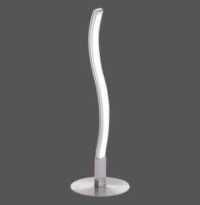Lampe LED nickel/acrylique