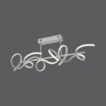 Plafonnier LED noir/acrylique