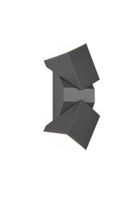 Applique extérieure double LED anthracite