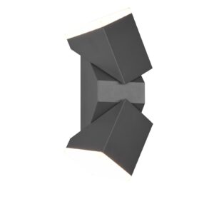 Applique extérieure double LED anthracite