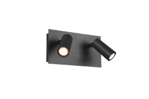Applique extérieure 2 spots LED anthracite
