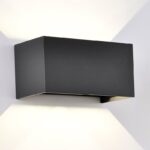 Applique LED métal anthracite extérieur/intérieur