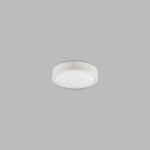 Plafonnier rond LED métal blanc