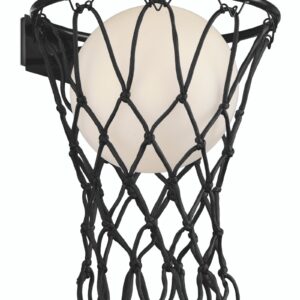 Applique panier de basket noire