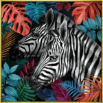 Toile encadrée 100x100