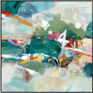 Toile peinte triptique 160x80