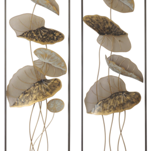 Set 2 décorations murales 31x90