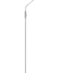 Liseuse LED décor nickel