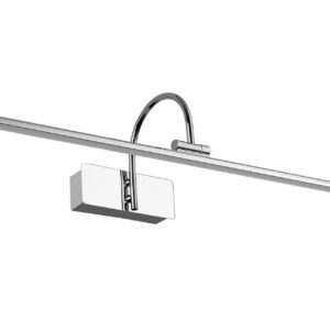 Applique de tableau LED métal décor chrome