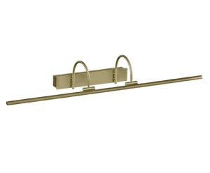 Applique de tableau LED métal décor bronze