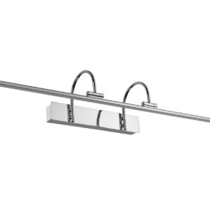 Applique de tableau LED métal décor chrome