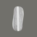 Applique LED métal blanc acrylique décoré