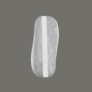 Applique LED métal blanc acrylique décoré