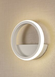 Applique LED métal blanc