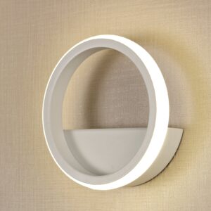 Applique LED métal blanc