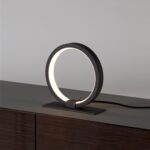 Lampe LED métal noir