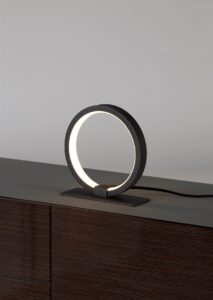 Lampe LED métal noir