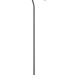 Lampadaire LED flexible noir