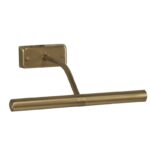 Applique de tableau 2 lumières laiton massif bruni