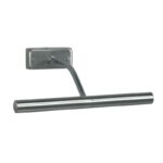 Applique de tableau 2 lumières laiton massif nickelé