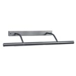 Applique de tableau 2 lumières laiton massif nickelé