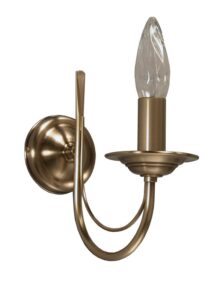 Applique CHATELET 1 lumière laiton massif bruni