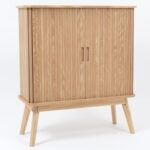 Meuble commode finition bois naturel