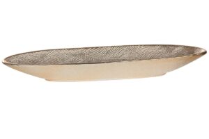 Coupe céramique décor doré et champagne