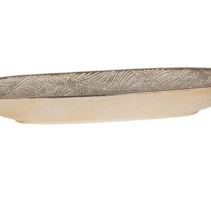 Coupe céramique décor doré et champagne