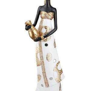 Statue femme africaine Ht 32 cm