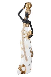 Statue femme africaine Ht 41 cm