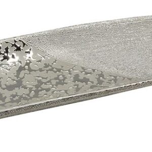 Coupe céramique décor argent et chrome