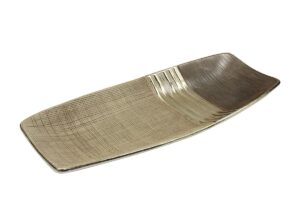 Coupe céramique beige, marron et dorée