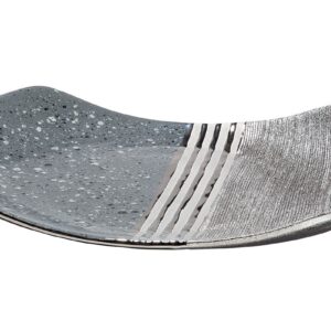 Coupe céramique grise, argentée et chrome