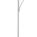 Lampadaire LED avec liseuse métal nickel