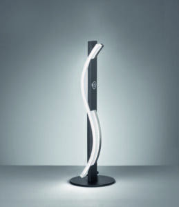 Lampe LED métal noir