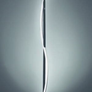 Lampadaire LED métal noir