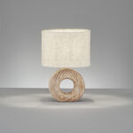 Lampe céramique avec abat-jour