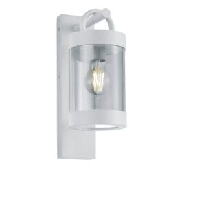 Applique extérieure blanche diffuseur clair