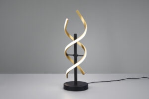 Lampe LED noir et doré