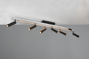 Plafonnier Led télescopique 6 spots