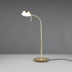 Lampe de bureau LED métal doré